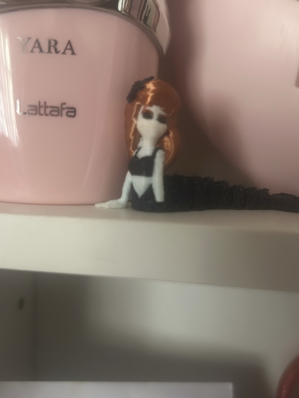 Black & White Mermaid Figurine Fidget Toy - Picture 2 of 2